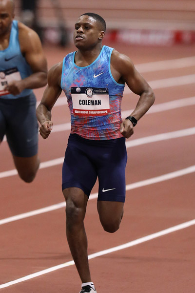 Christian Coleman list top 20 fastest men 100 Meters Christian Coleman